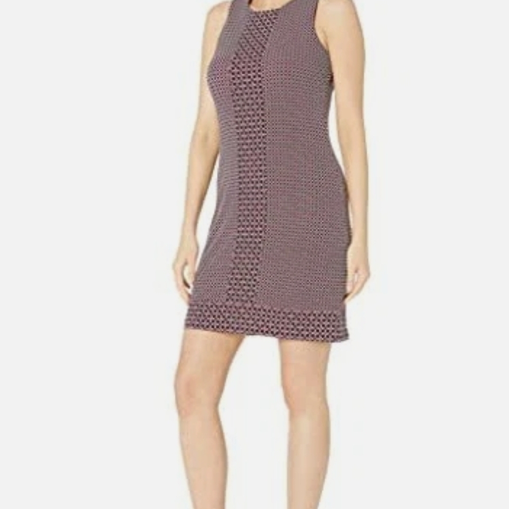 Mickaell Kors Elegant Sleeveless Patterned Dress